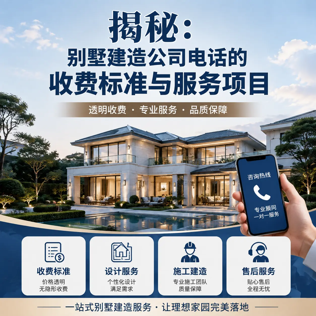 揭秘:普定别墅建造公司电话的收费标准与服务项目