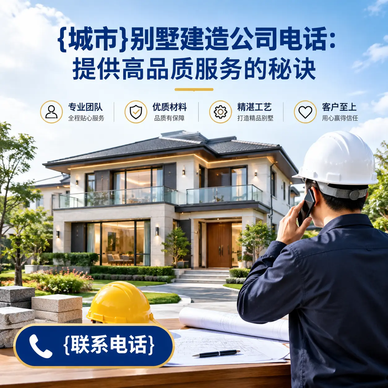 普定别墅建造公司电话:提供高品质服务的秘诀