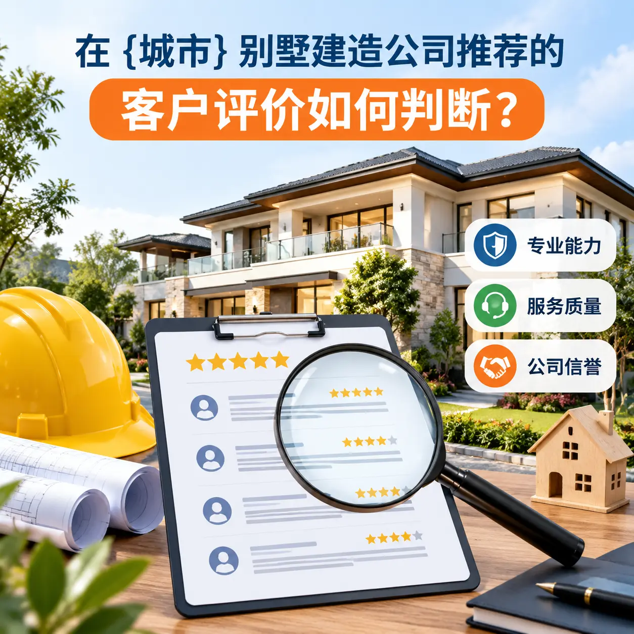在 普定 别墅建造公司推荐的客户评价如何判断?