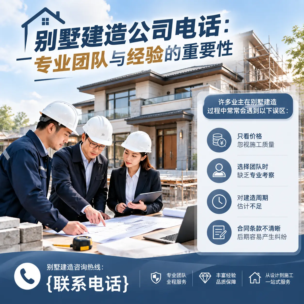 普定别墅建造公司电话:专业团队与经验的重要性