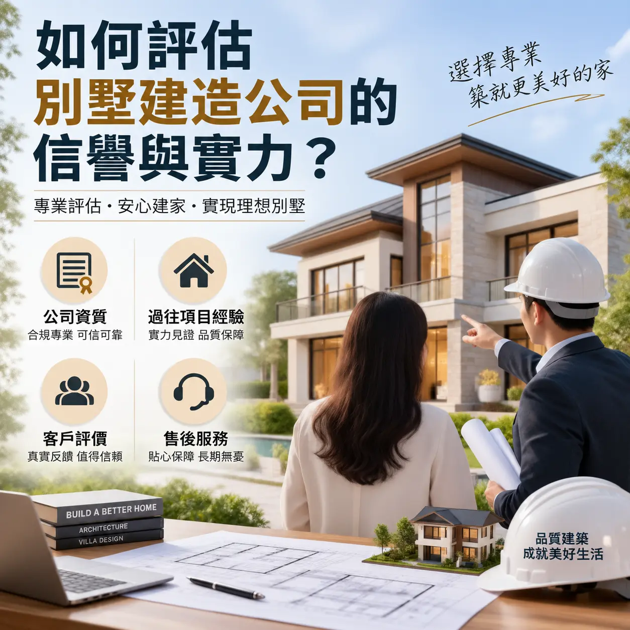 如何评估 普定 别墅建造公司的信誉与实力?