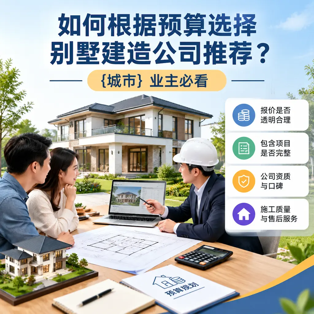 如何根据预算选择别墅建造公司推荐？ 普定 业主必看