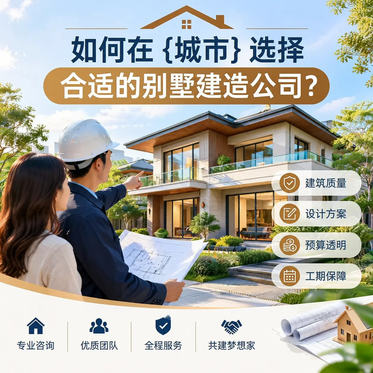 如何在 普定 选择合适的别墅建造公司？