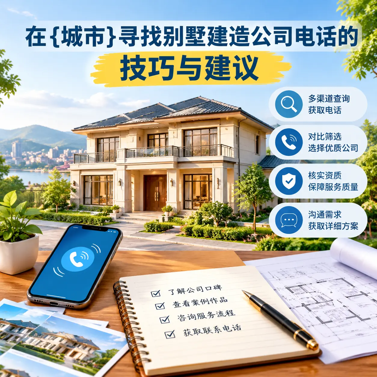在普定寻找别墅建造公司电话的技巧与建议