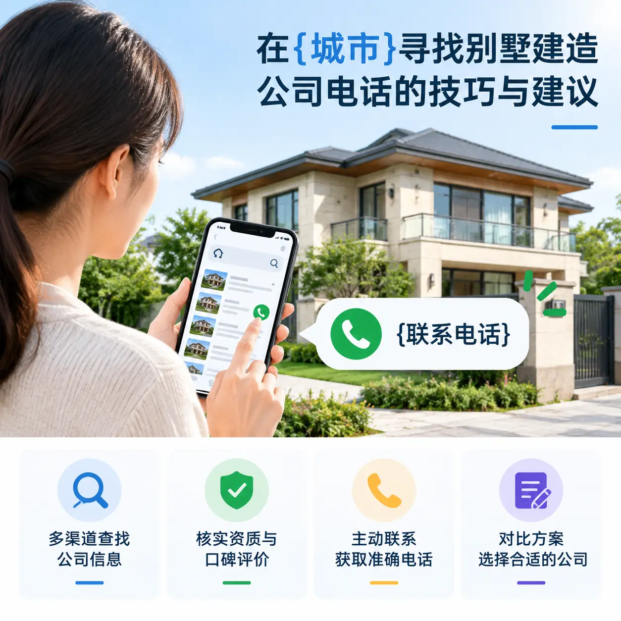 在普定寻找别墅建造公司电话的技巧与建议