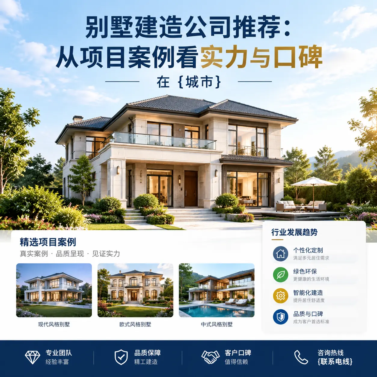 别墅建造公司推荐：从项目案例看实力与口碑在 普定